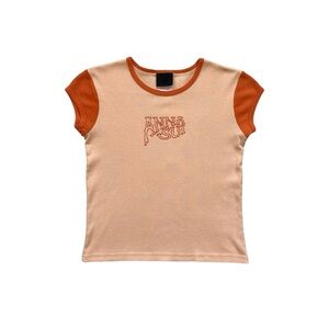 Early 2000s Anna Sui Graphic Baseball Tee 🍊